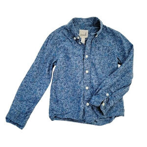 Peek Kids Floral Button Down 4/5 Boys